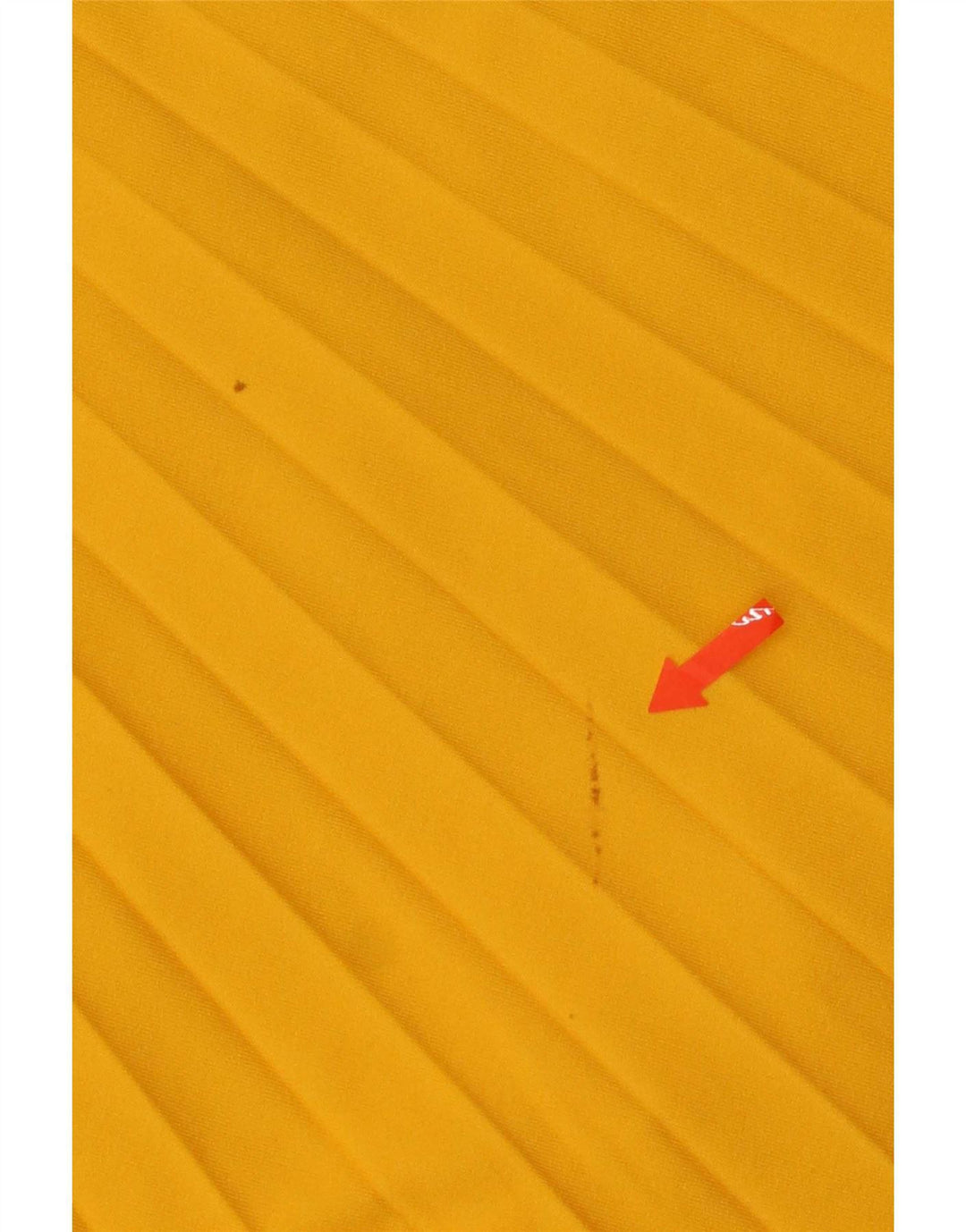 Abito vintage da donna senza maniche a trapezio IT 46 grande giallo