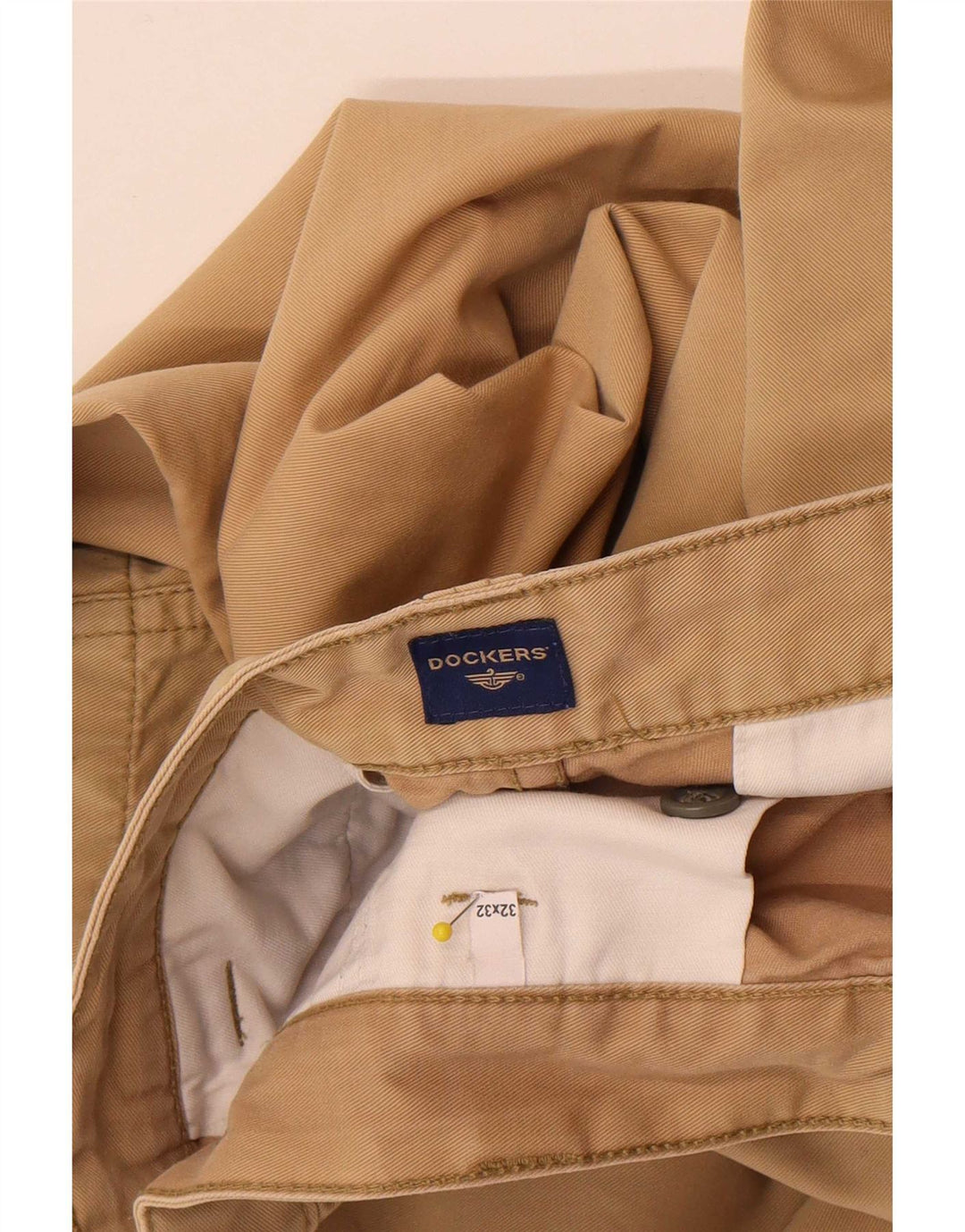 Pantaloni chino dritti da uomo Dockers W32 L32 Beige