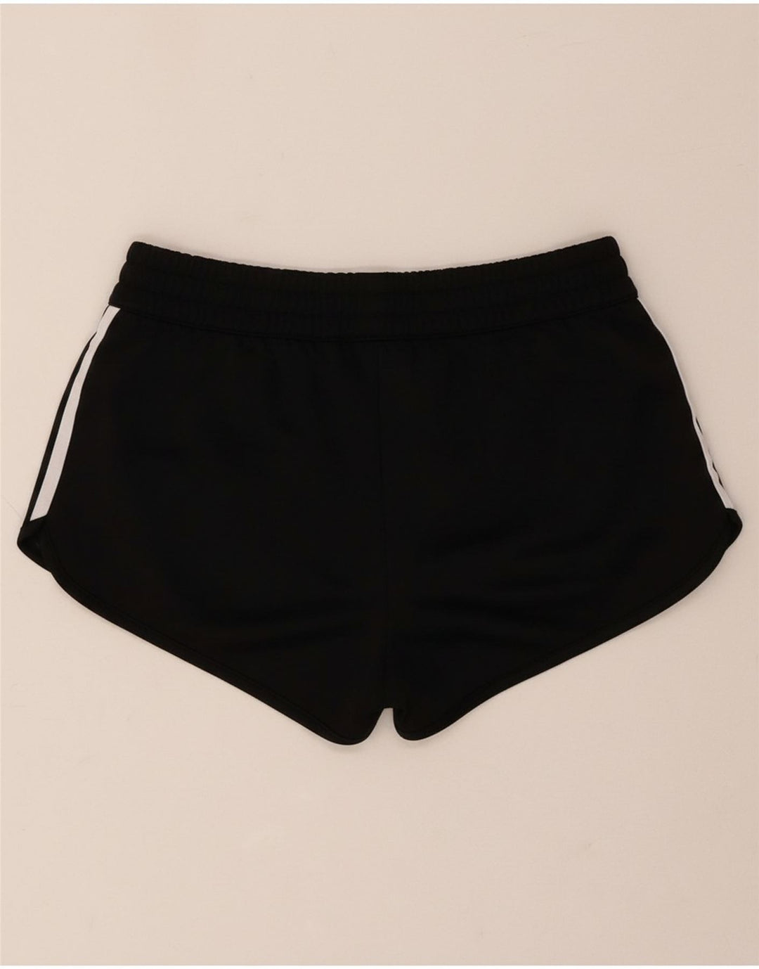 ADIDAS Womens Sport Shorts UK 14 Medium Black Polyester