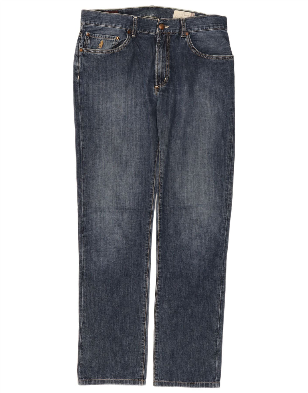 Jeans dritti da uomo Marlboro Classics W33 L34 Blu