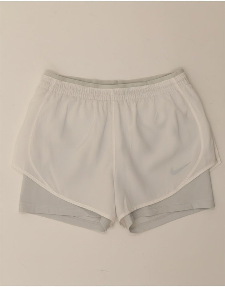Gonna corta da donna Nike UK 10 piccola bianca