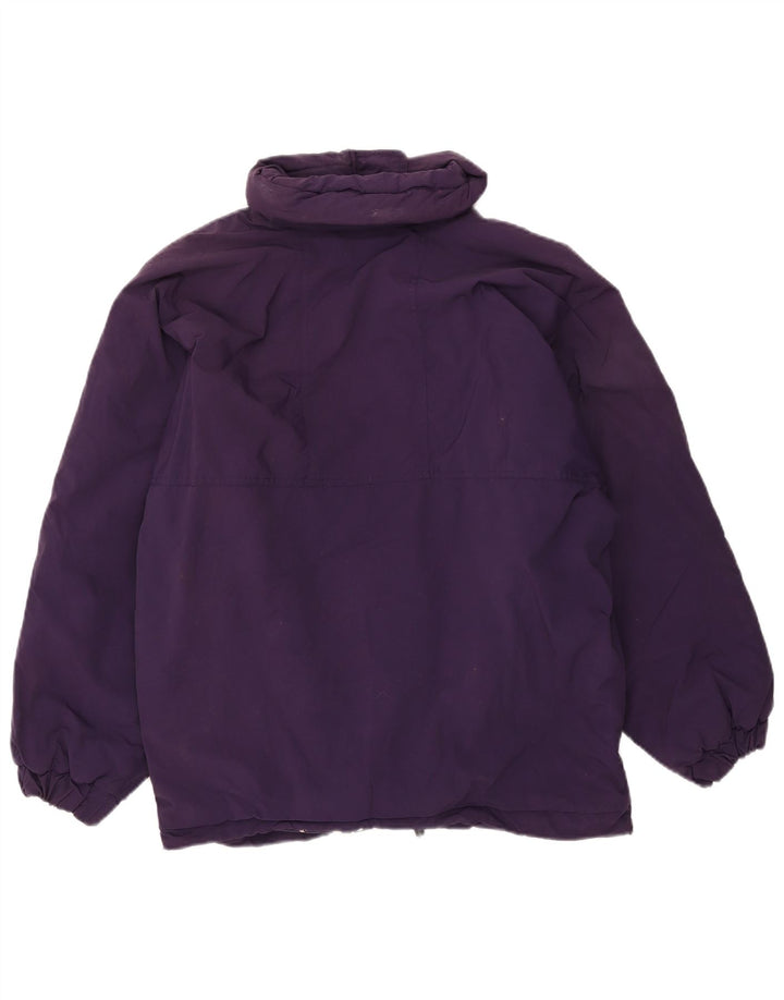 Cappotto imbottito oversize da donna Belfe UK 12 Nylon viola medio