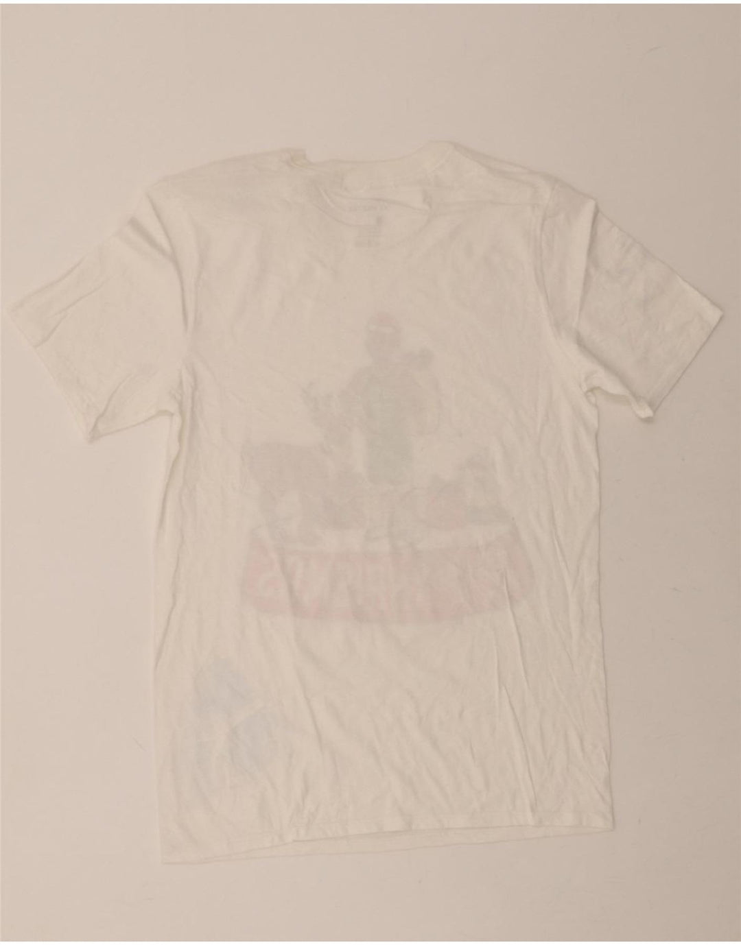 NIKE Mens Athletic Cut Graphic T-Shirt Top Small White Cotton Vintage Nike and Second-Hand Nike from Messina Hembry 