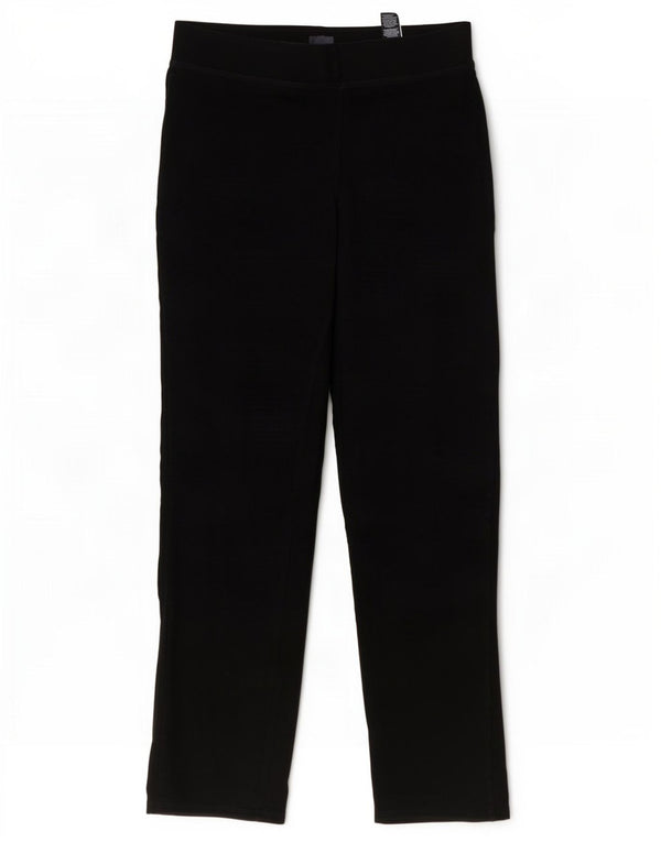 Pantaloni dritti da donna Marks & Spencer UK 16 grandi cotone nero