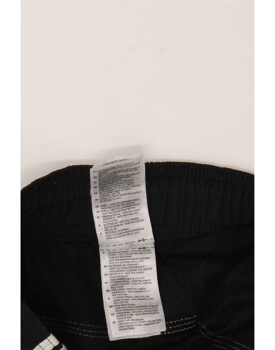 Pantaloncini da bagno da uomo Adidas Large neri in poliammide
