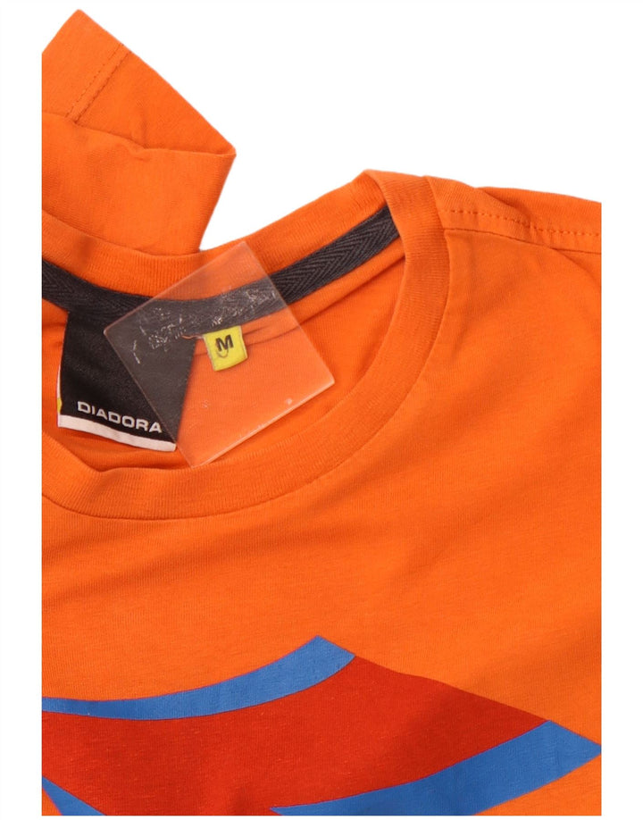 DIADORA T-shirt grafica da uomo Top arancione medio