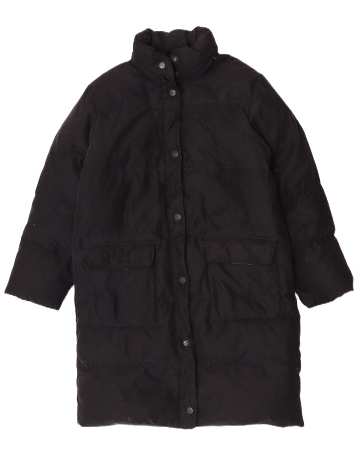 Cappotto imbottito ampio con cappuccio da donna Belfe IT 40 piccolo poliestere nero