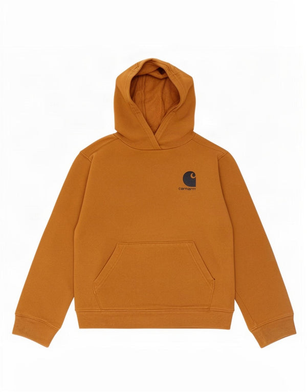 Maglione con cappuccio grafico per ragazzi Carhartt 9-10 anni in cotone marrone