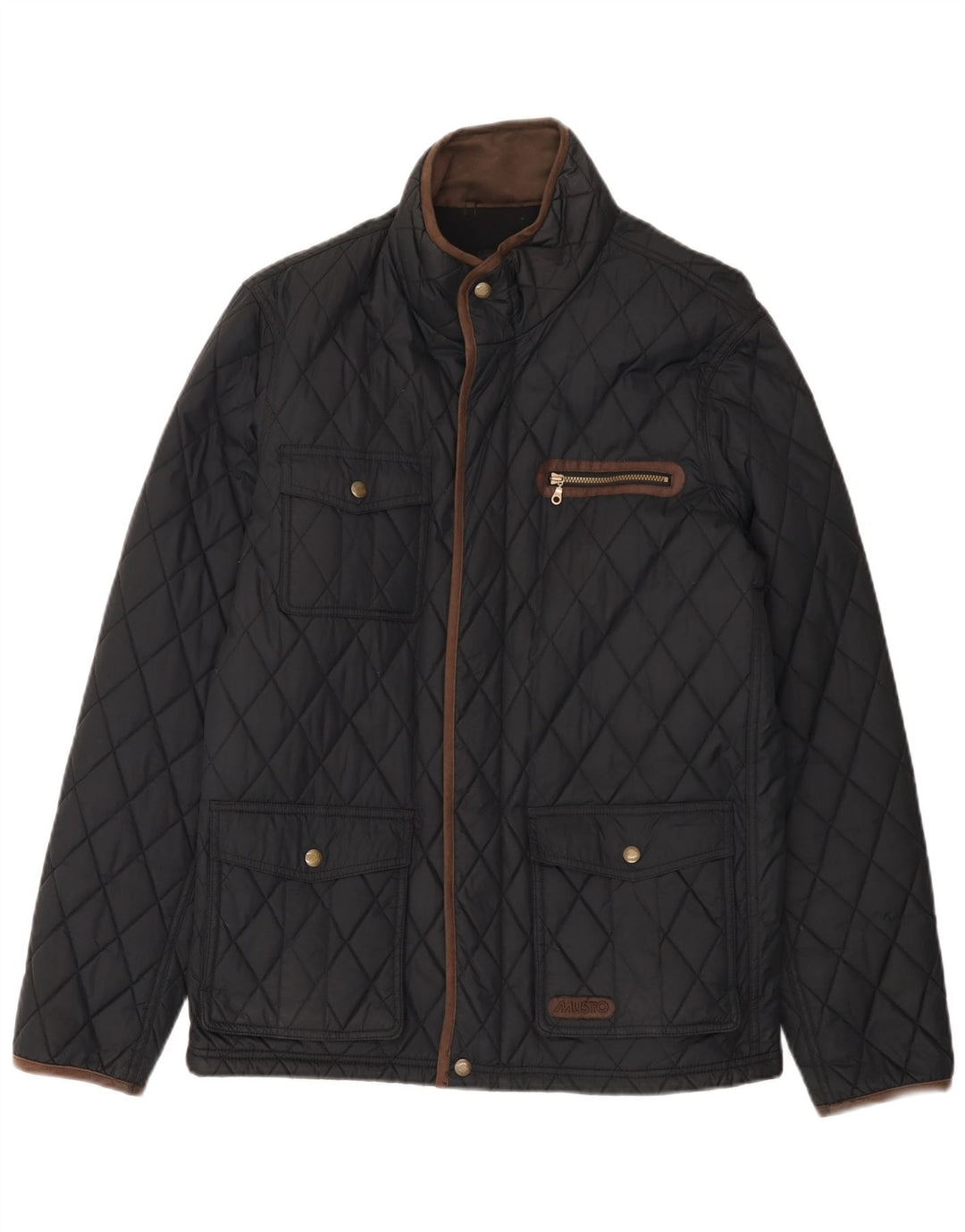 Giacca trapuntata da uomo Musto UK 40 Large nera in poliammide