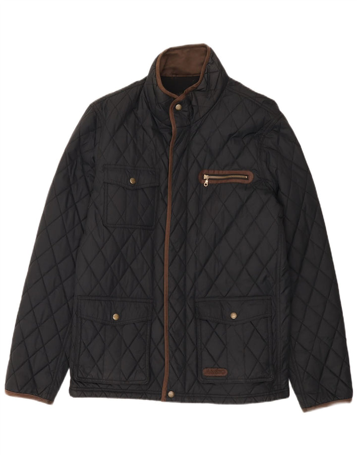 Giacca trapuntata da uomo Musto UK 40 Large nera in poliammide