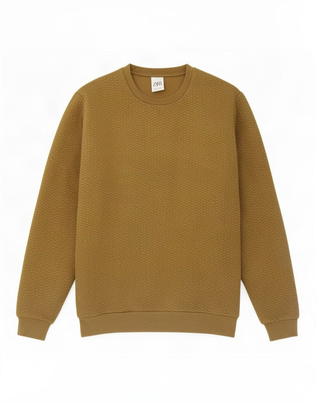 Zara Uomo Felpa Maglione Piccolo Cachi