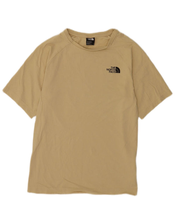 T-shirt grafica da uomo The North Face Top Small in cotone giallo