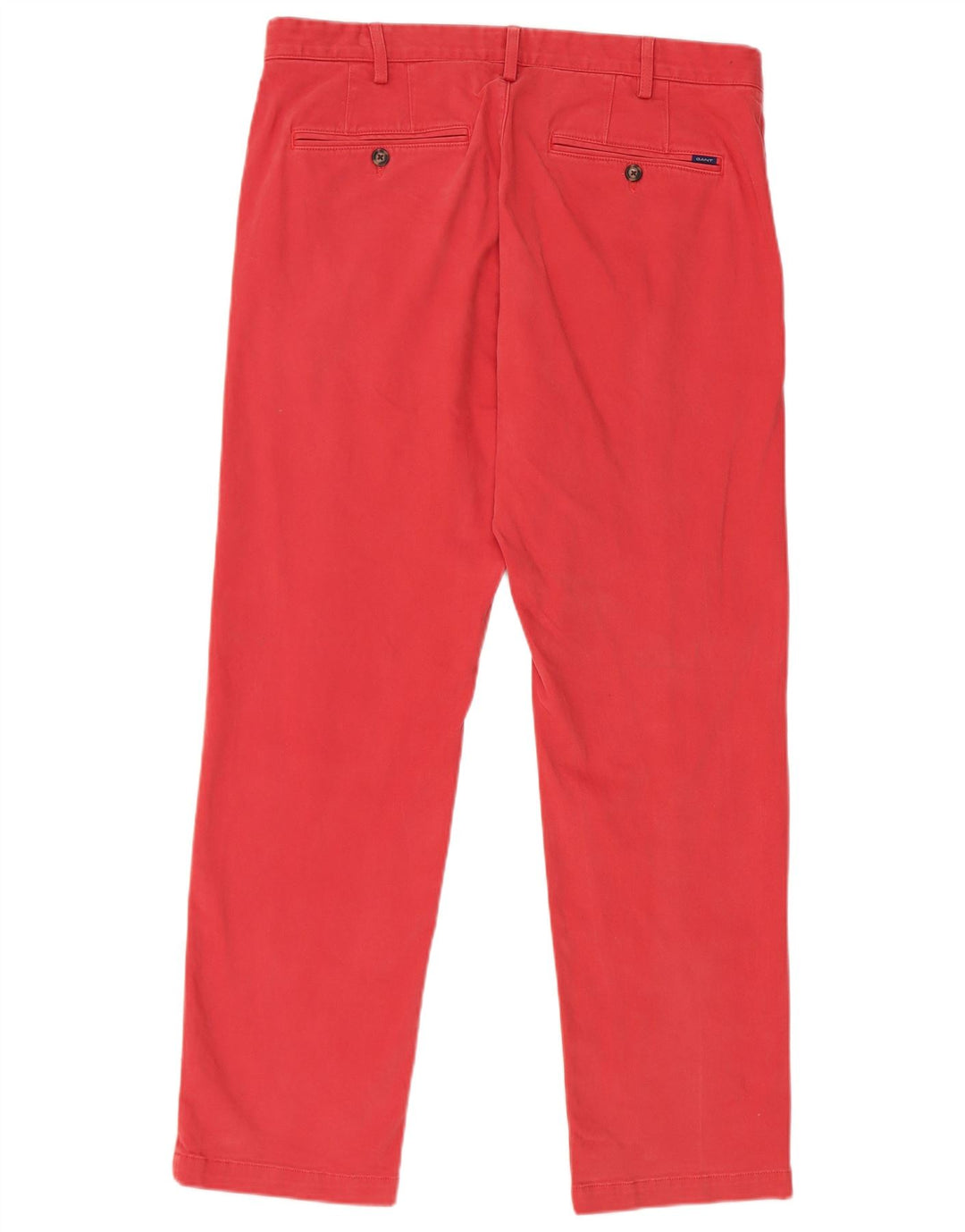 Pantaloni chino regolari dritti da uomo Gant W34 L30 in cotone rosso