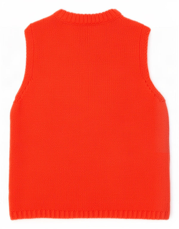 Canotta corta da donna Zara UK 8 piccola in cotone rosso