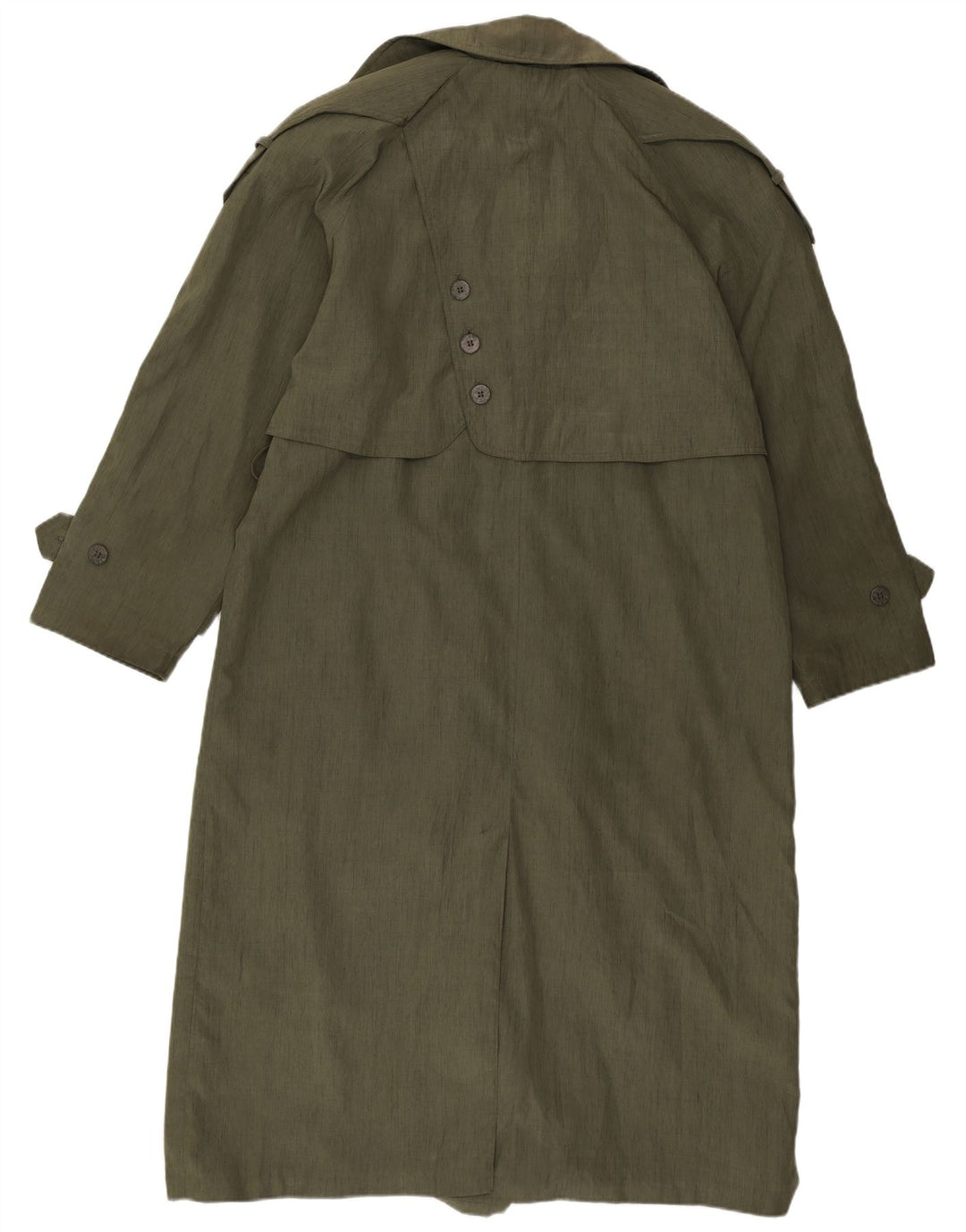 Trench oversize da donna Savannah UK 10 piccolo poliestere verde