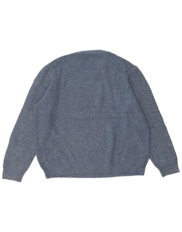 Maglione maglione girocollo da uomo Marks & Spencer 2XL poliammide screziato blu