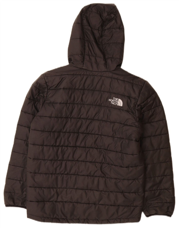 Giacca imbottita con cappuccio The North Face da ragazzo 9-10 anni media poliestere nero