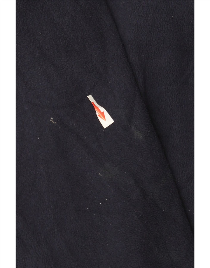 Giacca in pile da donna Marks & Spencer UK 14 grande poliestere blu navy