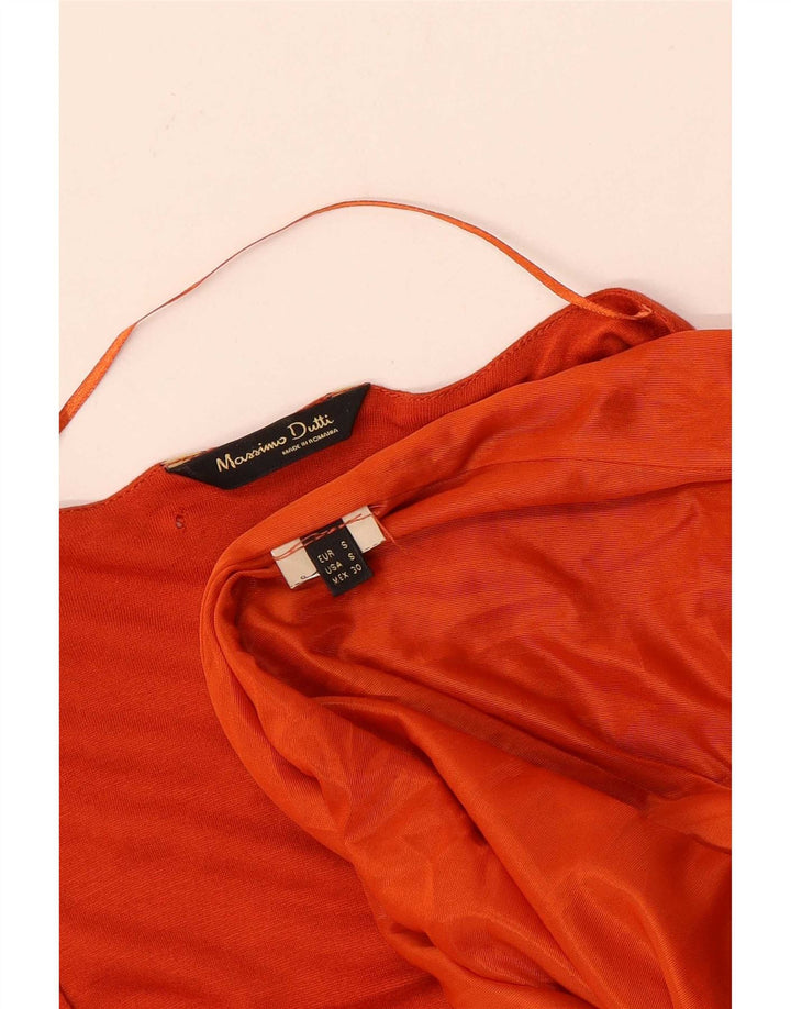 Abito basic da donna Massimo Dutti UK 10 piccolo arancione