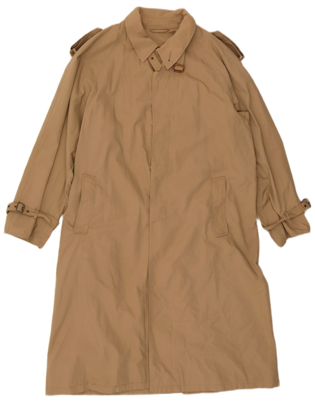 Trench da uomo vintage UK 38 beige medio classico