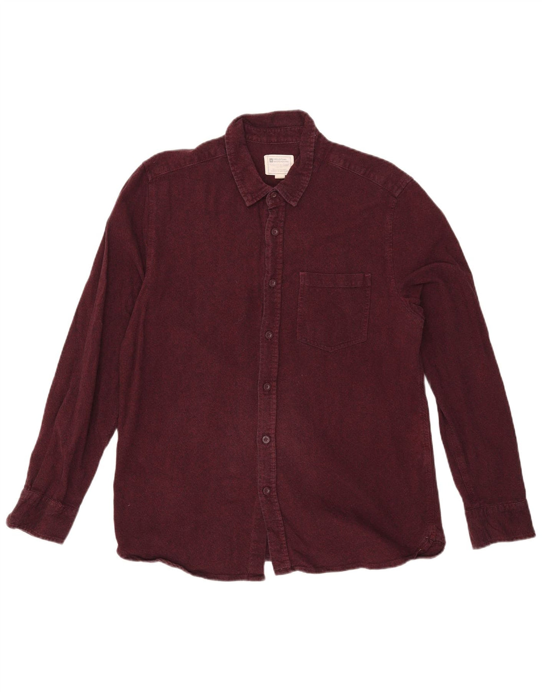 Camicia da uomo in flanella di Mountain Warehouse grande in cotone bordeaux