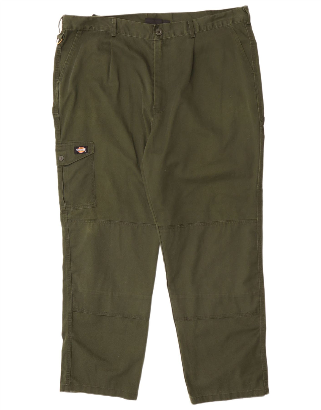 Pantaloni cargo da uomo con pegging Dickies W44 L31 poliestere verde