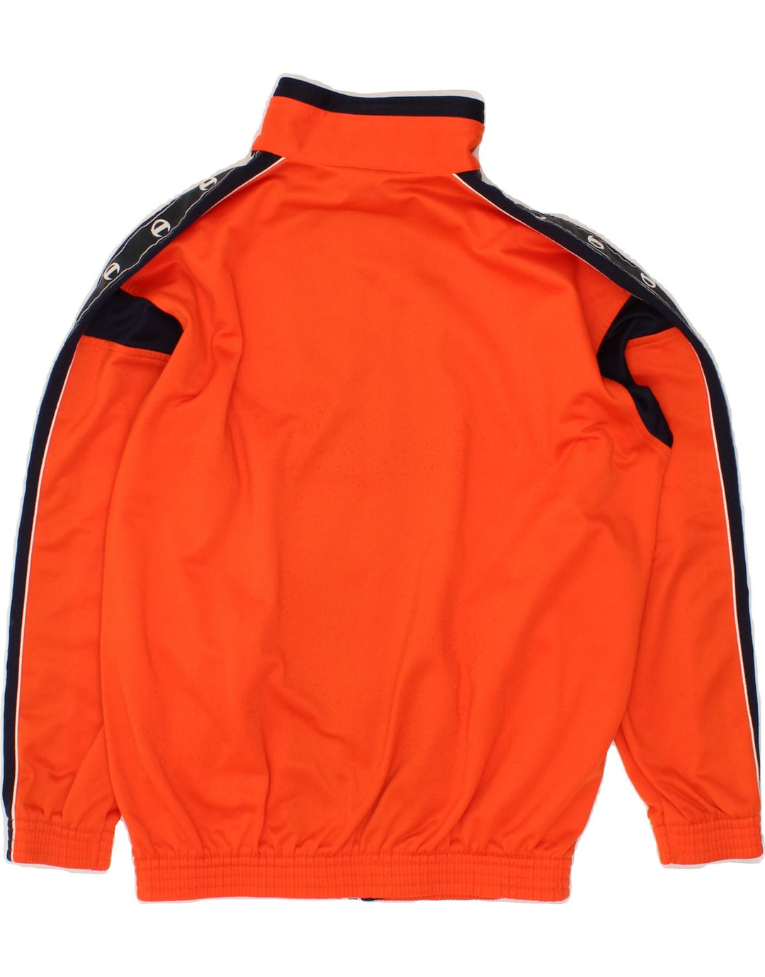CHAMPION Boys Graphic Tracksuit Top Jacket 13-14 Years Orange Colourblock Vintage Champion and Second-Hand Champion from Messina Hembry 