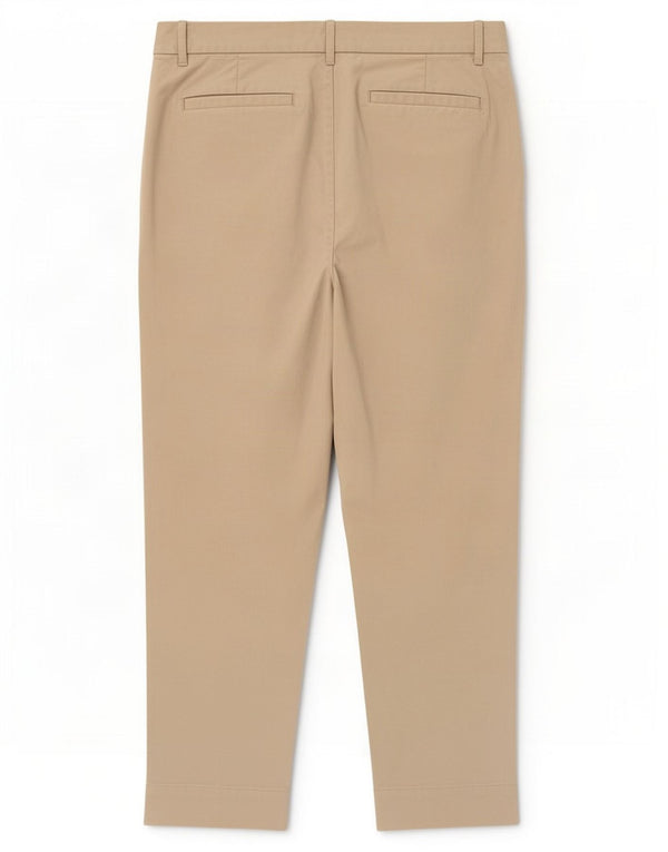 Pantaloni chino corti Marks & Spencer da donna UK 20 2XL W38 L26 Cotone beige