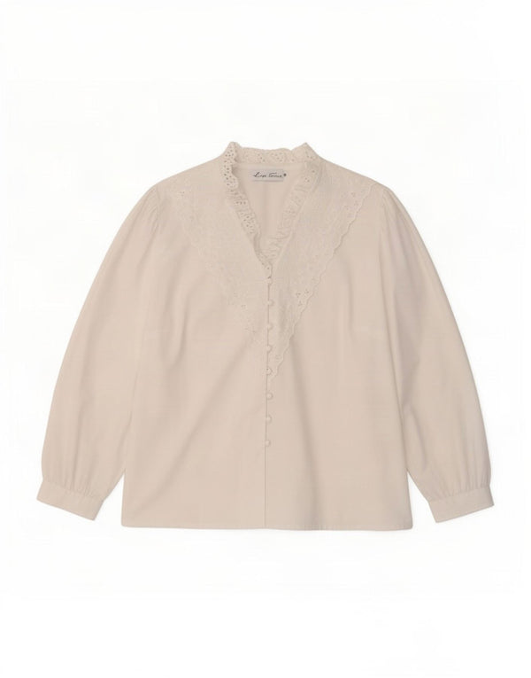 Camicetta camicia da donna Lisa Tossa IT 48 XL Poliestere bianco