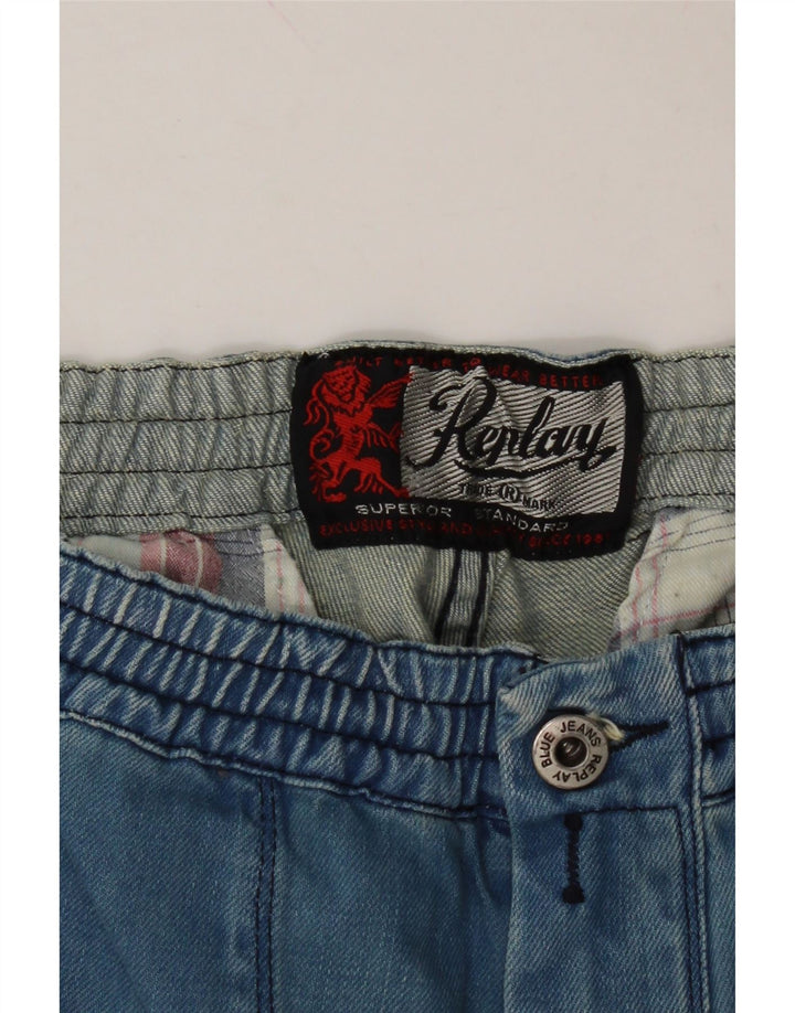 REPLAY Mens Superior Straight Jeans W32 L30 Blue Vintage Replay and Second-Hand Replay from Messina Hembry 