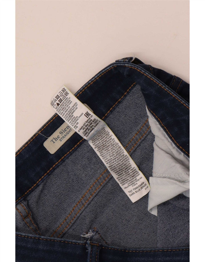 Jeans dritti Marks & Spencer da donna The Sienna UK 12 medio W30 L29 blu