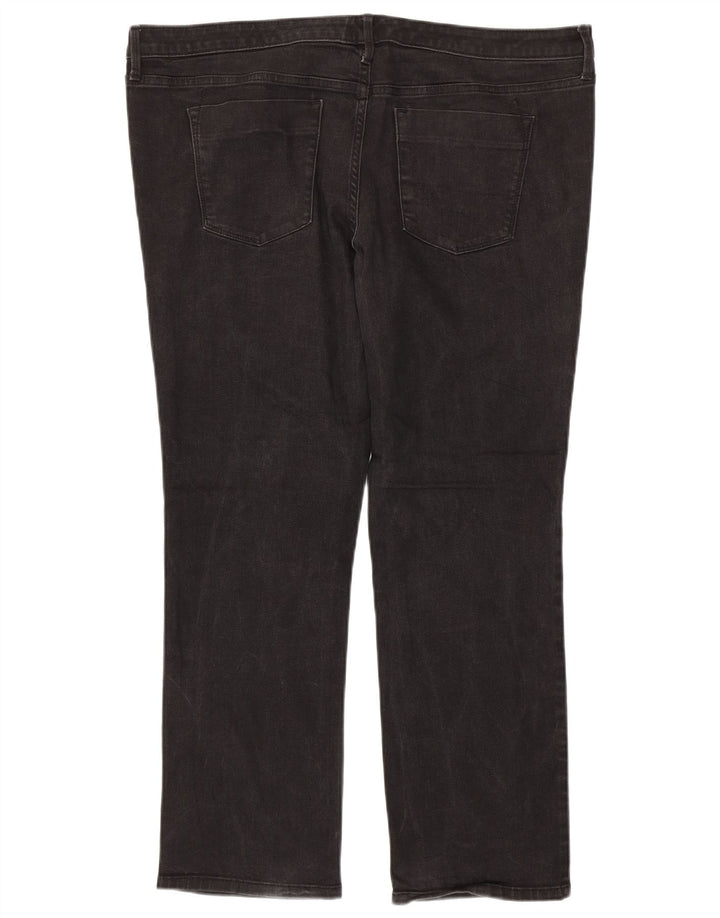 Jeans dritti a vita media Super Strech da donna Mossimo US 18 2XL W40 L29 Grigio