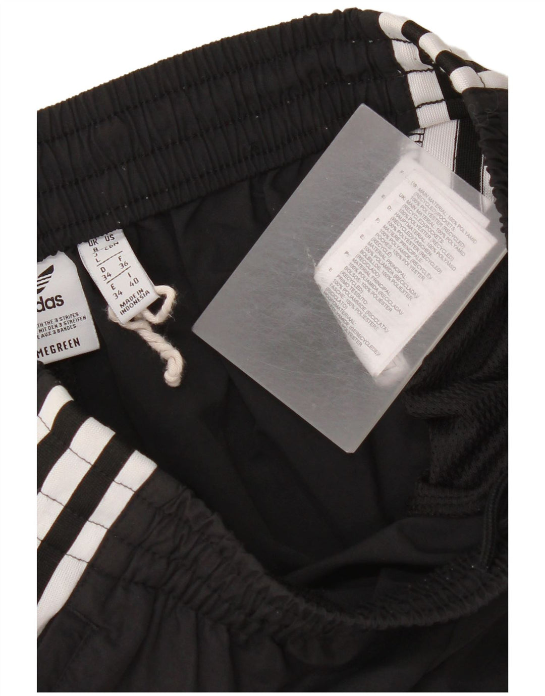 Pantaloni da tuta da donna Adidas Joggers UK 8 Small Nero Poliammide