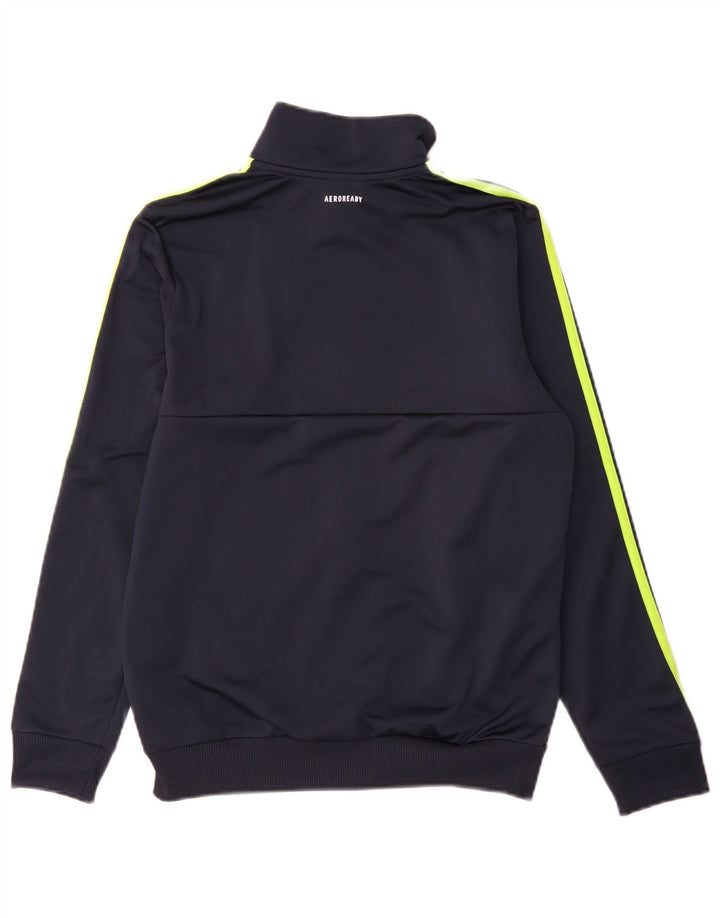 Giacca da tuta Adidas Aeroready da ragazzo 13-14 anni in poliestere blu navy