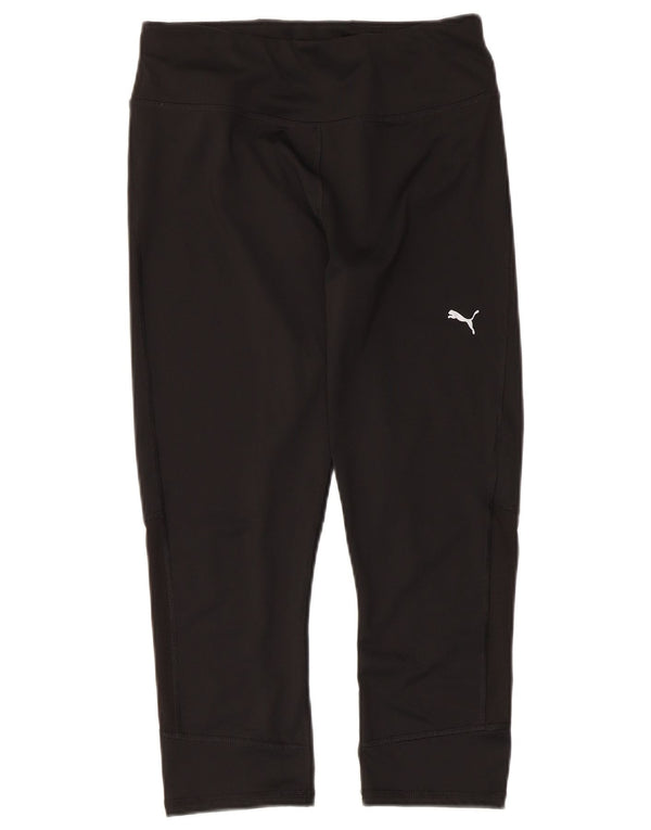 Leggings Capri da donna Puma UK 12 medio nero poliestere