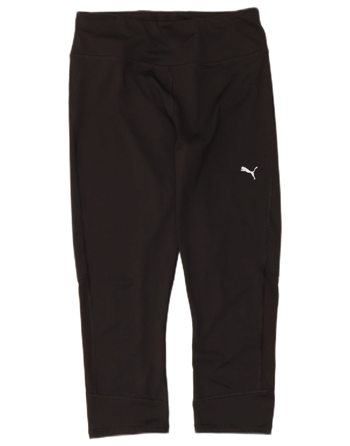 Leggings Capri da donna Puma UK 12 medio nero poliestere