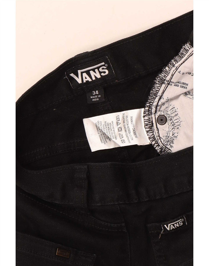 Jeans slim da uomo Vans W34 L32 cotone nero