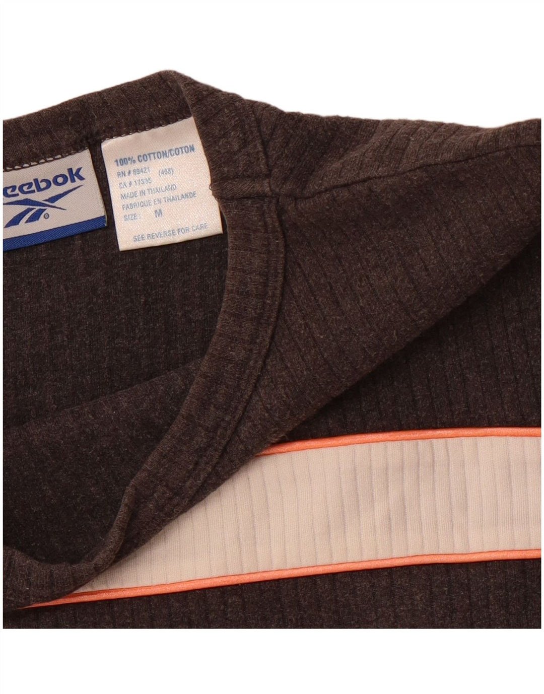 T-shirt REEBOK da donna Top UK 12 Cotone color block grigio medio