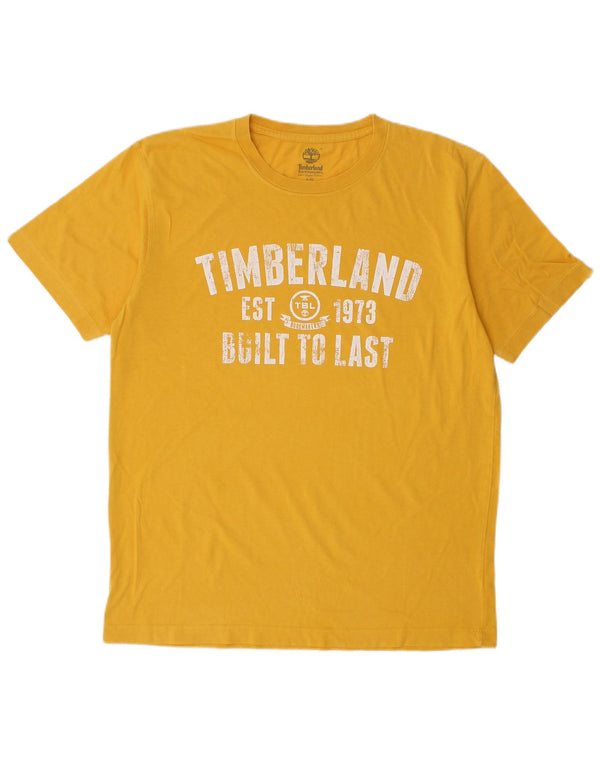 Timberland Uomo Earthkeepers Regular Fit T-shirt grafica Top Large Giallo