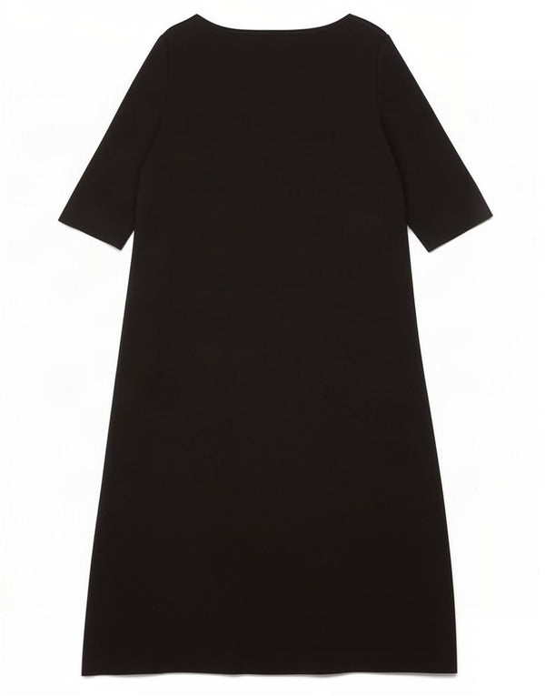 Abito a trapezio da donna Cos UK 14 grande cotone nero