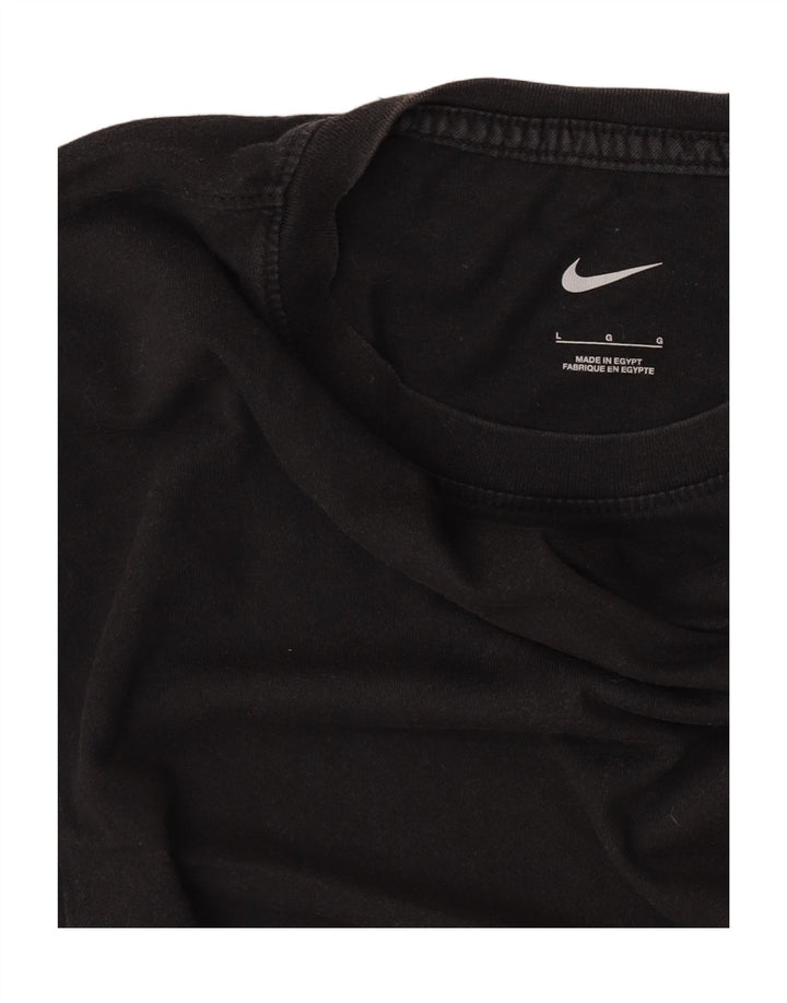 T-shirt Nike da uomo grande nera