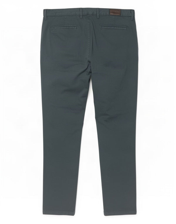 Pantaloni chino slim da uomo Zara EU 42 Large W32 L32 Verde