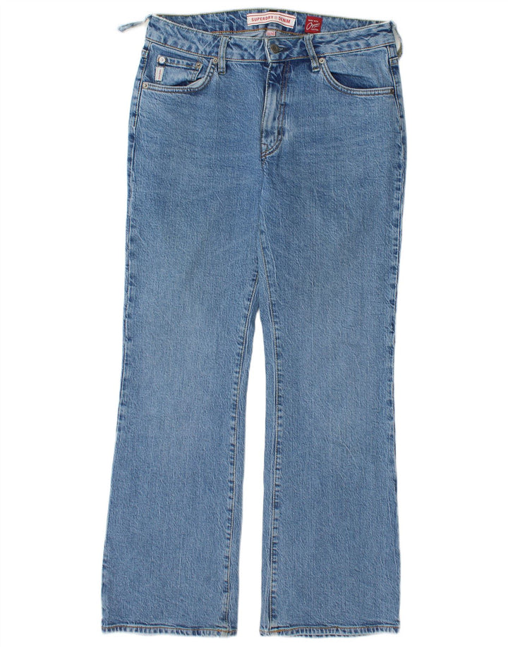 Jeans Bootcut da donna Superdry W30 L30 cotone blu