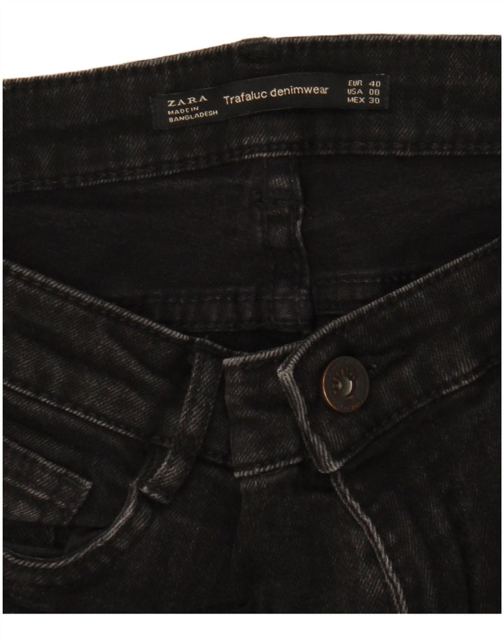 Jeans slim da donna ZARA EU 40 medio W30 L28 neri