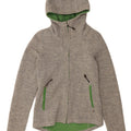 Giubbotto bomber in maglia con cappuccio da donna Bench UK 12 Acrilico grigio medio