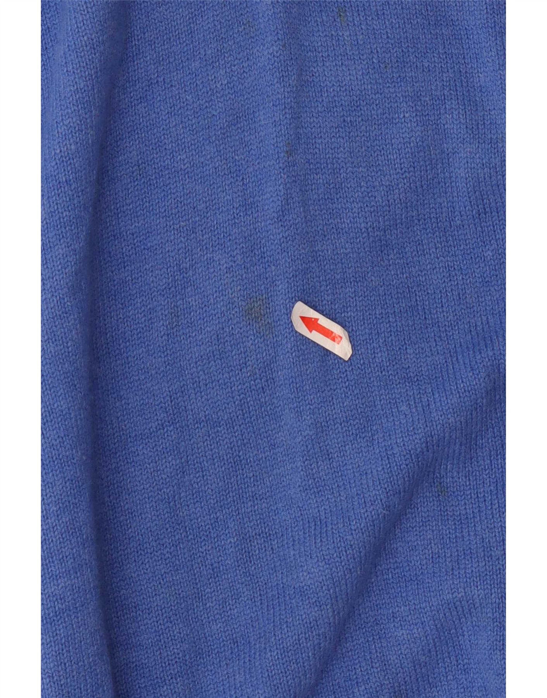 Maglione da uomo con zip e collo Fred Perry in lana blu medio