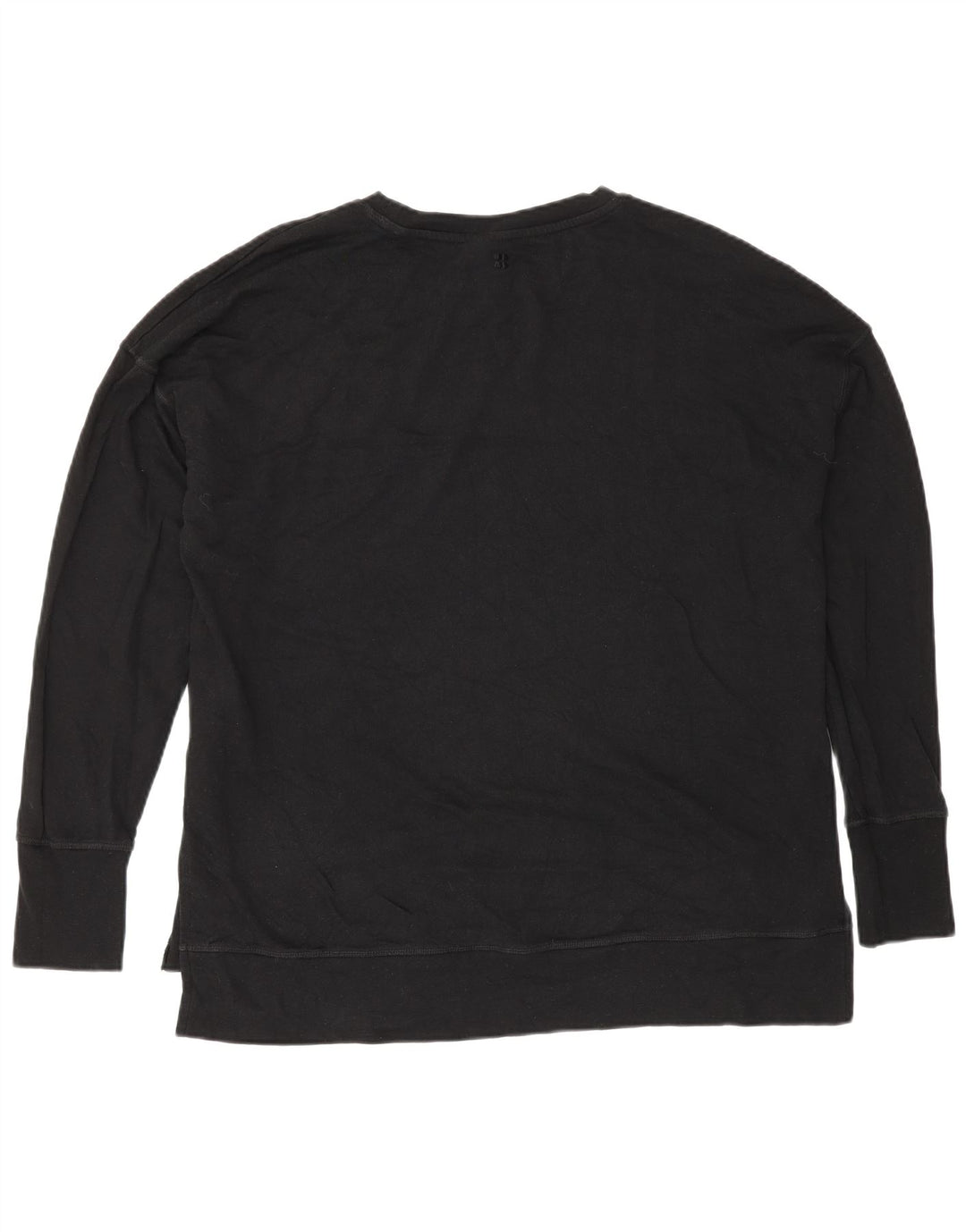 Felpa oversize da donna Sweaty Betty UK 14 Cotone nero medio