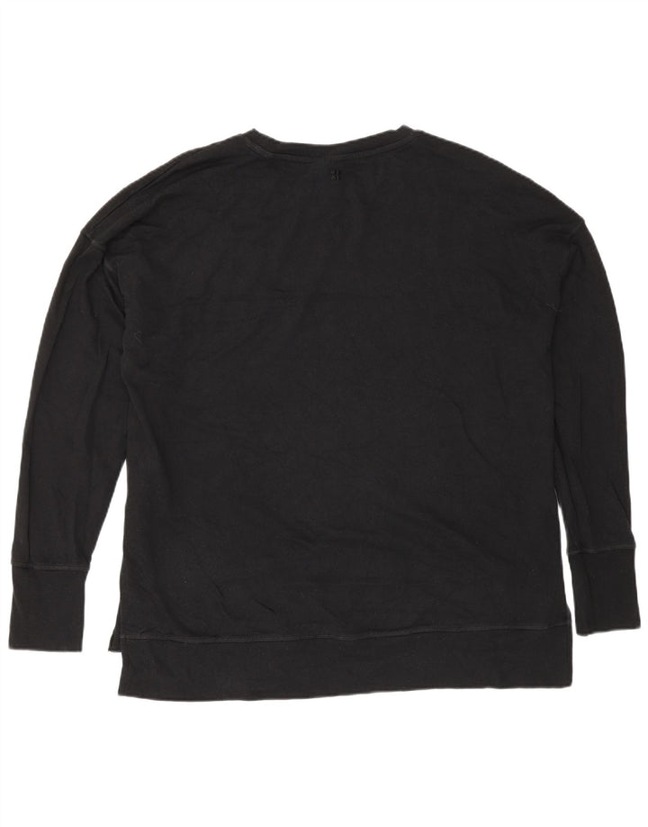 Felpa oversize da donna Sweaty Betty UK 14 Cotone nero medio