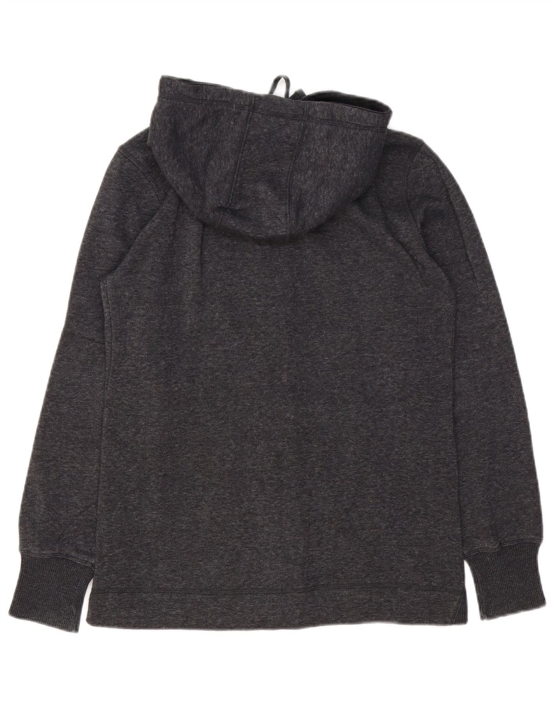 Maglione con cappuccio e zip grafica da uomo CHAMPION piccolo in cotone chiazzato grigio