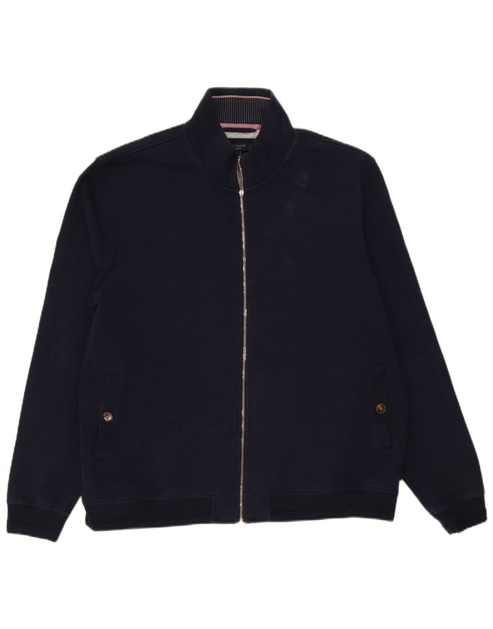 Giacca da tuta da uomo Ted Baker taglia 7 3XL cotone blu navy